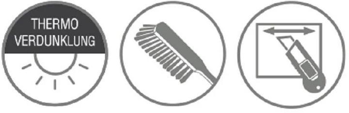 Immagine prodotto Gardinia Tenda plissettata 50 x 130 cm, nera (50 x 130 cm)