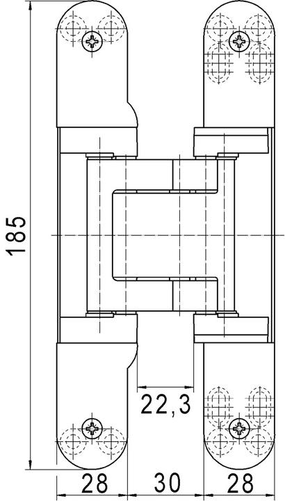 Actual product image Simonswerk Object tapes TECTUS TE 541 3D FVZ