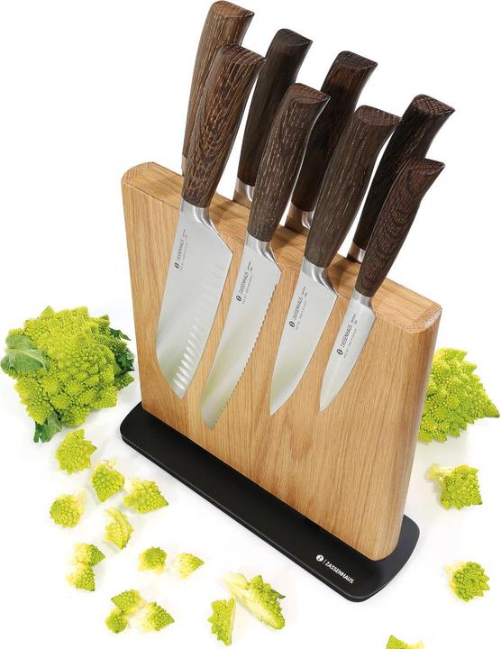 Image du produit Zassenhaus Bloc à couteaux magnétique Loft chêne 28x9x26.5 cm