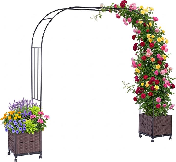 Produktbild Relaxdays Rosenbogen (40 cm, 282 cm)