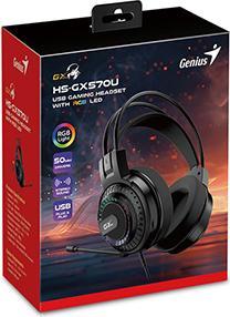 Actual product image Genius GX GAMING-Headset HS-GX570U/USB/RGB (Cable)