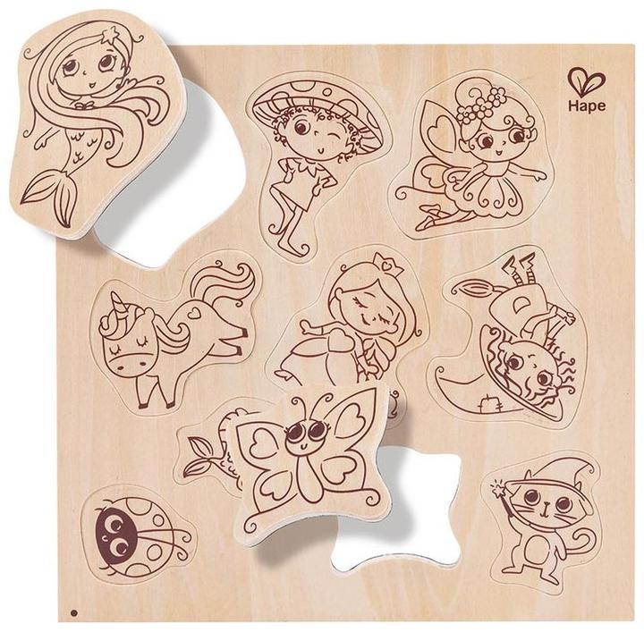 Actual product image Hape Painting & Play Set "Magic Forest