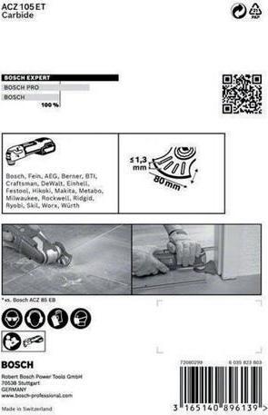 Immagine prodotto Bosch Professional Zubehör Lama per Sega Multimateriale Segmentata Expert