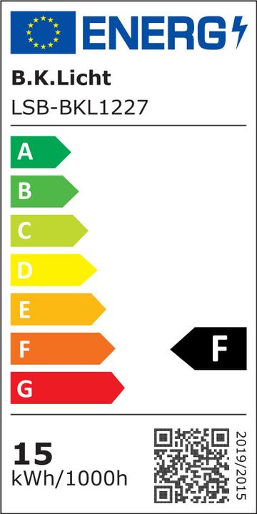Label énergétique B.K.Licht Luminaires de meubles (1200 lm)