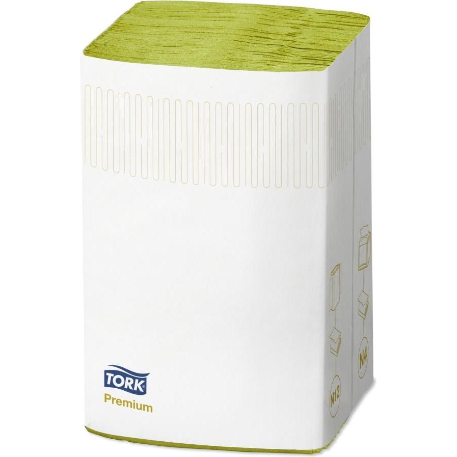 Tork, Servietten, Serviet Xpressnap lime 21,6x16,5cm 2 fold N4 8000stk/pak - (8000 stk.) (8000 x)