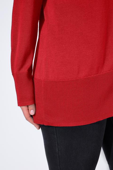 Produktbild Ulla Popken Strickjacke, V-Ausschnitt, Knopfleiste, Feinstrick (50, 52)