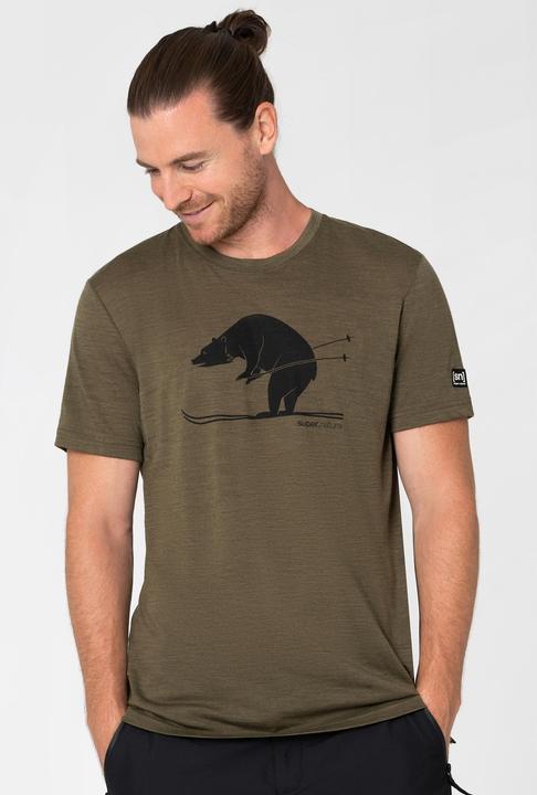 Actual product image Super Natural Skiing Bear Tee (XXL)