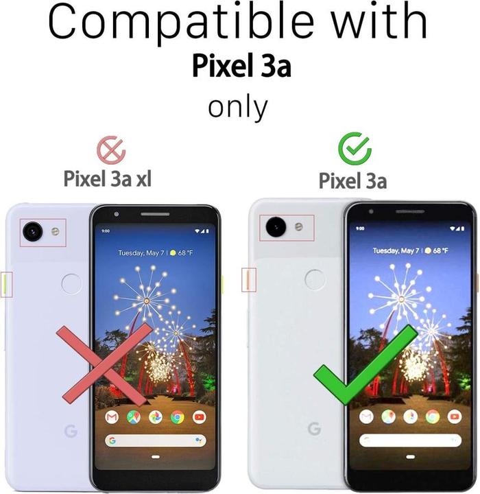 Image du produit Screenguard Google Pixel 3a Full Screen Protection en verre blindé 2.5D 9H (1 pcs, Google Pixel 3a)