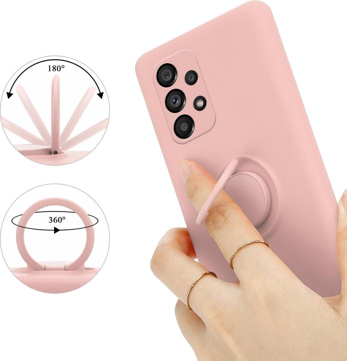 Produktbild Cadorabo TPU Liquid Ring Silicone Case Hülle für Samsung Galaxy A53 5G (Samsung Galaxy A53 5G)