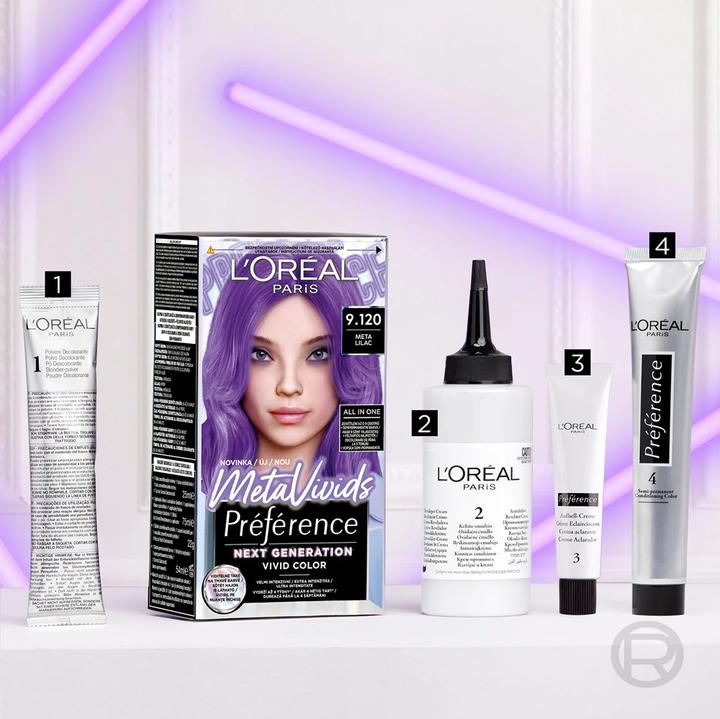 Actual product image L'Oréal Paris Préférence Meta Vivids (Lilac)