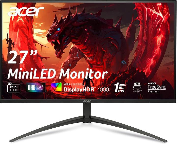 Actual product image Acer Nitro XV275KP5biipruzx (3840 x 2160 Pixels, 27")