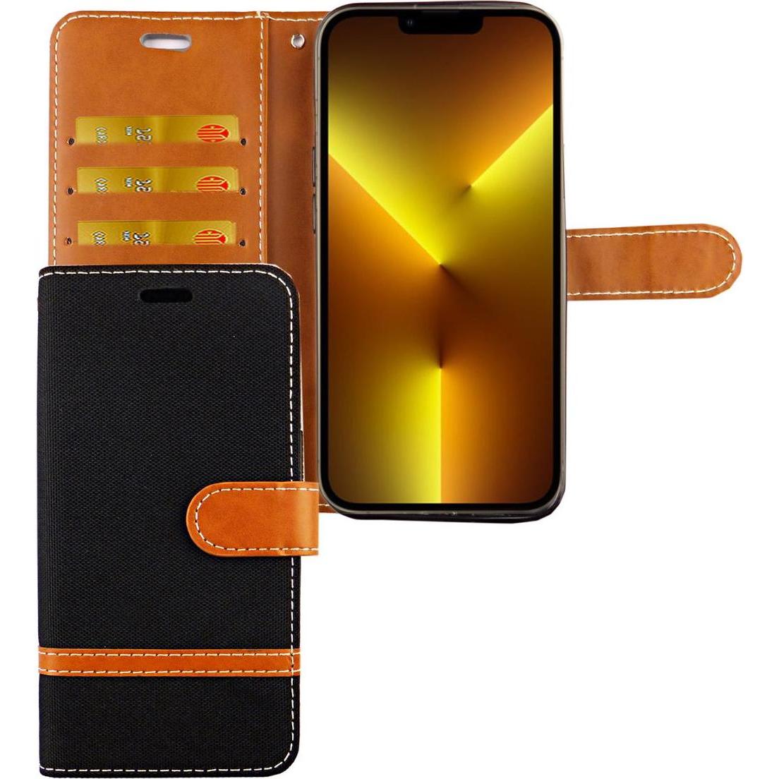 Thumbnail - König Design Handyhülle für Apple iPhone 13 Case Cover Schutztasche Schutzhülle Bookstyle Neu (Apple iPhone 13), Smartph...