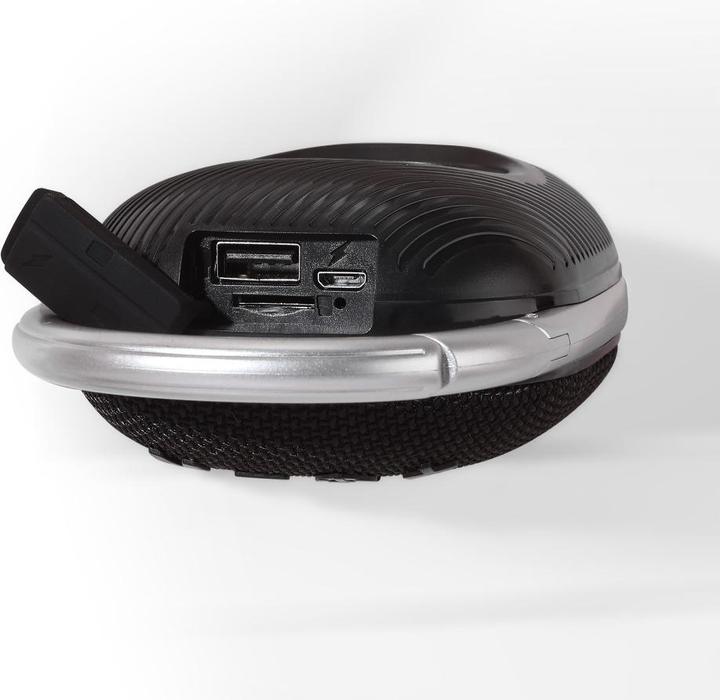 Actual product image EFB Elektronik EFB Techly Mini Wireless Speaker LED Light Handsfree TF USB Black