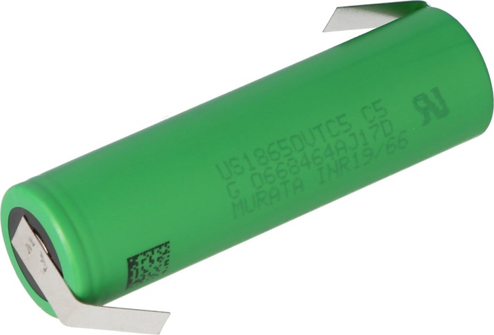 Actual product image Sony Battery Konion US18650VTC5 + solder tag Z (1 pcs., 18650, 2600 mAh)