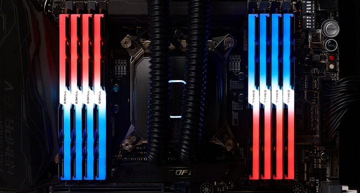 Produktbild G.Skill Trident Z RGB (8 x 32GB, 3200 MHz, DDR4-RAM, DIMM)
