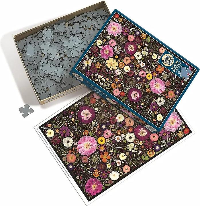 Produktbild Cobble Hill Blütenpresse: Zierblumen 500 Teile (500 Teile)