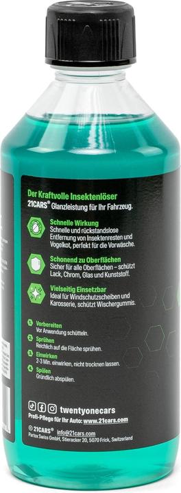 Produktbild 21cars Insektenentferner 500 ml Grüner Apfel (500 ml)