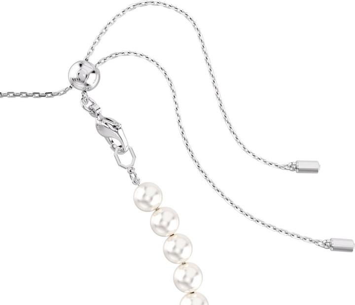 Produktbild Swarovski x Ariana Grande Tennis Choker Verschiedene Schliffe Herz Weiss Rhodiniert (Swarovski Metall, 30 cm)