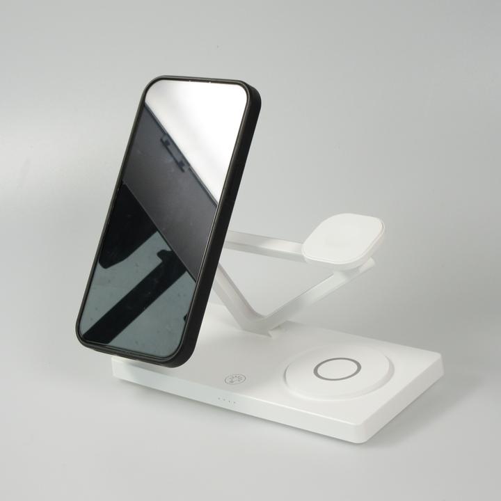 Produktbild PhoneLook 5 in 1 Magnetische Ladestation 15W Wireless Charging mit MagSafe Touch Control LED Nachtlicht (15 W)