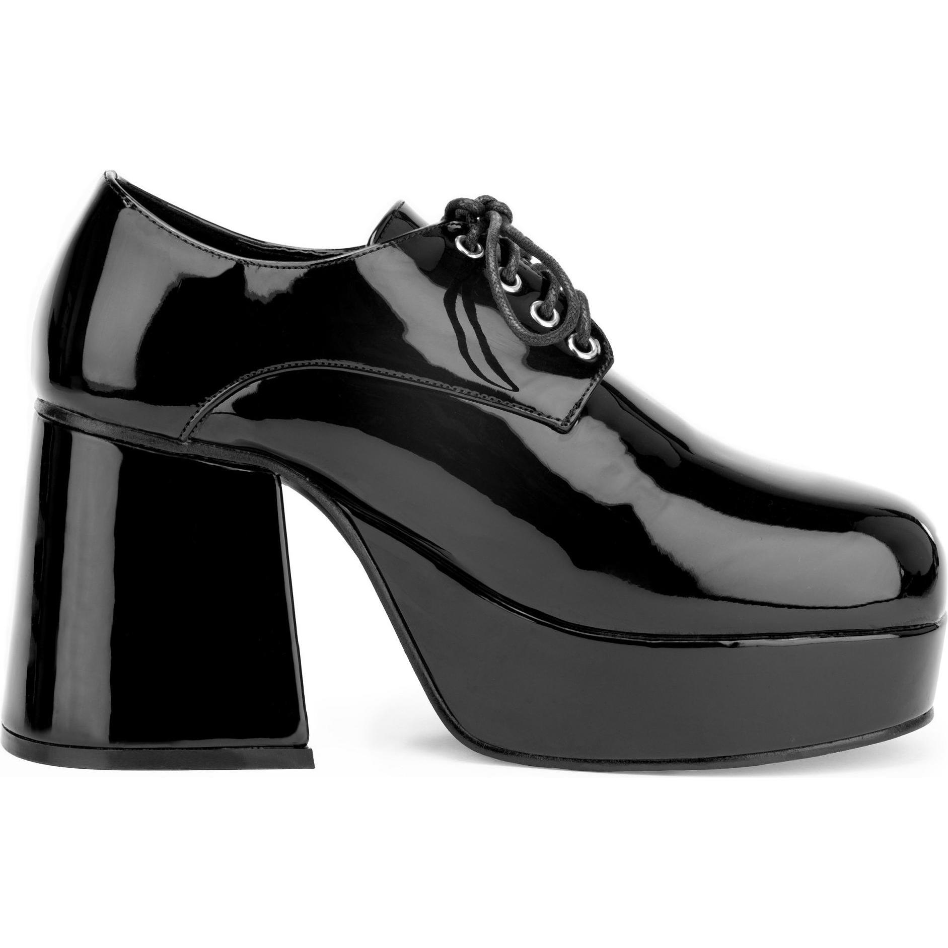 Pleaser Plateauschuhe Herren schwarz