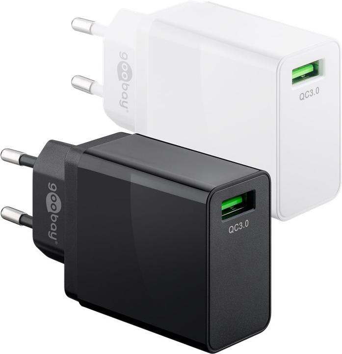 Actual product image Goobay USB A Quick Charger QC 3.0 (18 W)