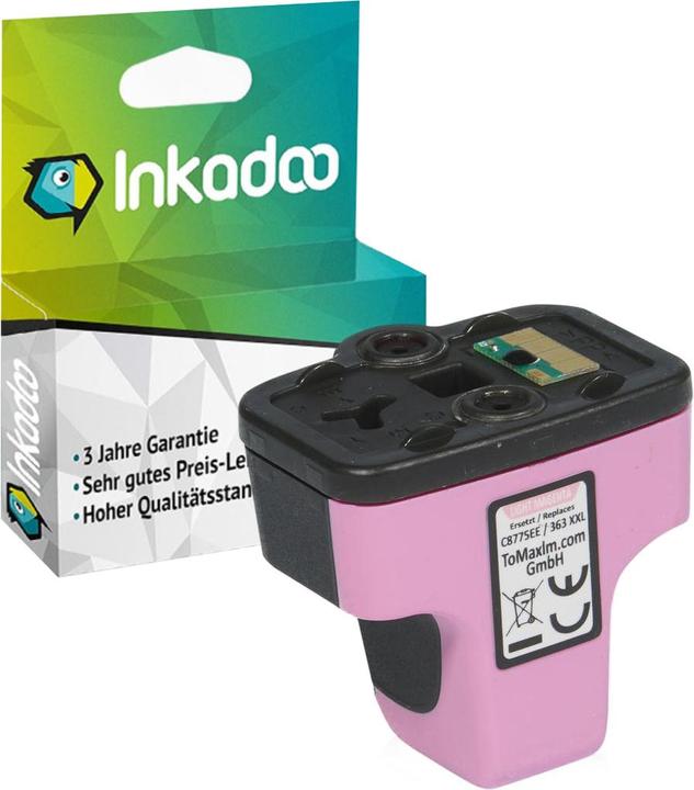 Image du produit Inkadoo Cartouches d'encre compatibles avec HP C8775EE / 363 XL Cartouche d'encre, magenta clair (PM)