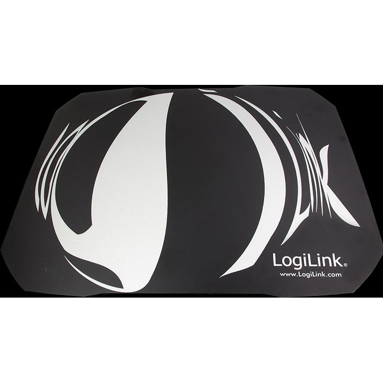 LogiLink Q1 Mate (M), Mausmatte, Schwarz
