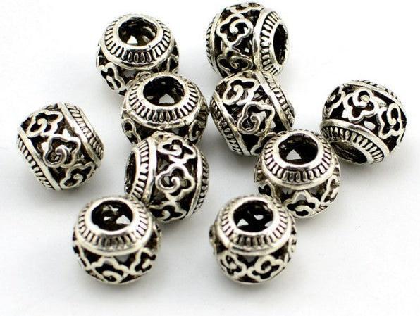 Produktbild Hermex Laterne Bead Perle - Silbrig (Zinklegierung)