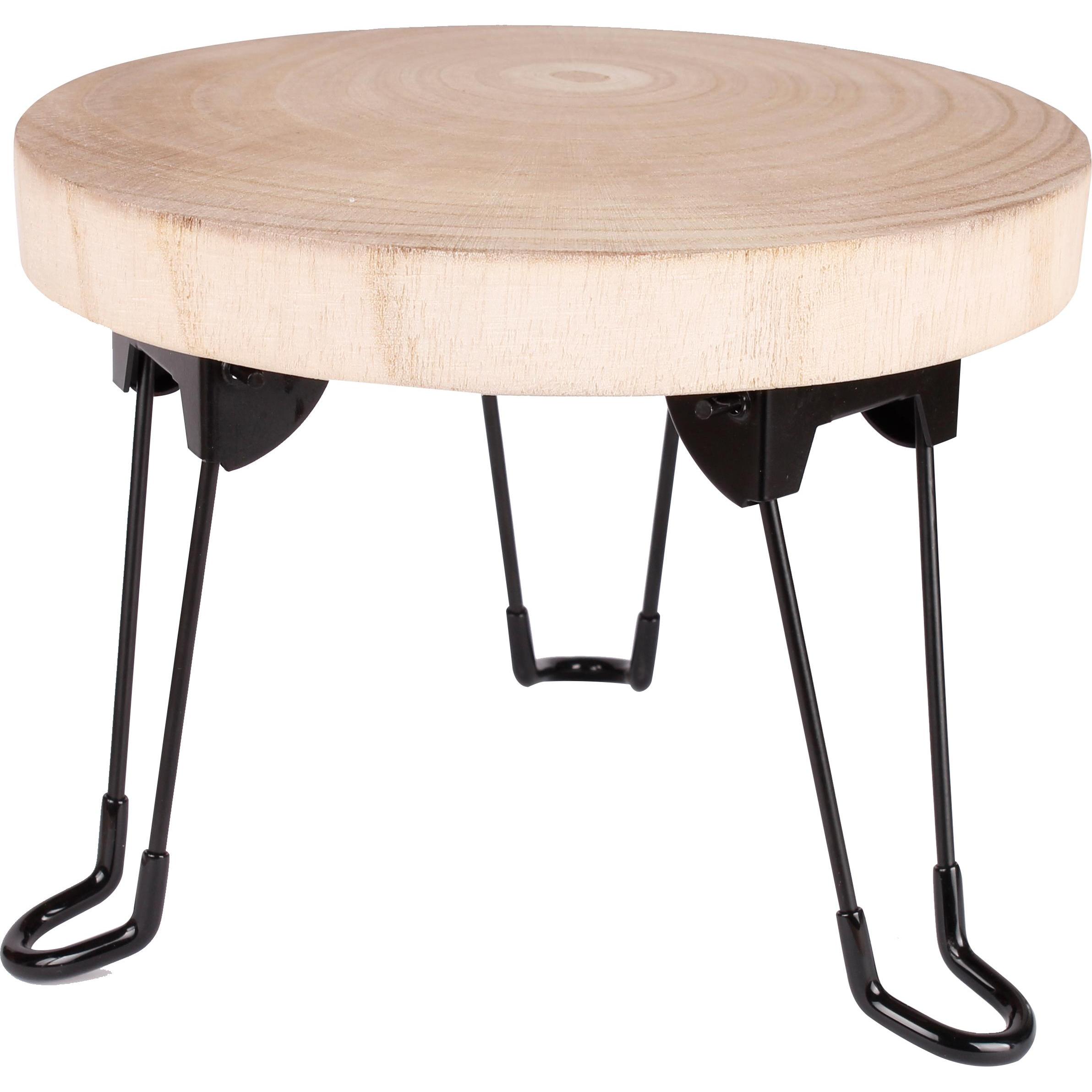 Mojawo, Pflanzenständer + Blumentreppe, Blumenhocker Blumentopfständer Beistelltisch Holz Klappfüssen