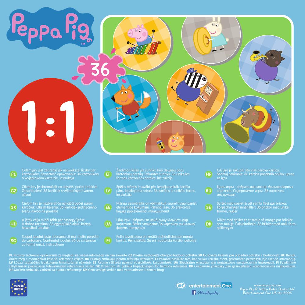 Thumbnail - Trefl Memo Cards "Piggy Pepa" (Deutsch, Englisch)