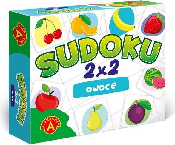 Actual product image Alexander Fruit Sudoku 2X2 game