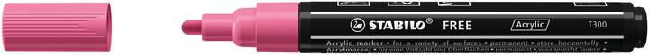 Actual product image STABILO Acrylic marker - FREE Acrylic - T300 bullet tip 2-3mm - single pen - taffy pink (Dusky pink, 3 mm, 1 x)