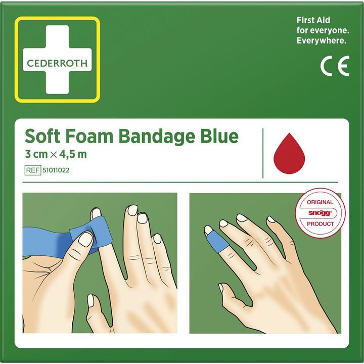 Image du produit Cederroth Soft Foam bandage bleu (1x)