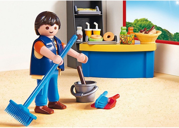 Produktbild Playmobil Hausmeister mit Kiosk (9457, Playmobil City Life)