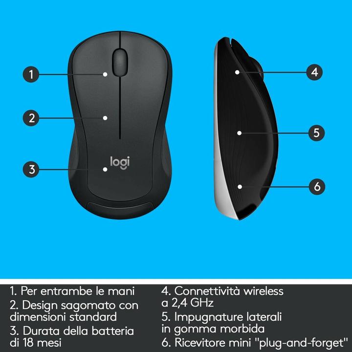 Productafbeelding Logitech MK540 Gevorderd (Italiaans, Draadloze)