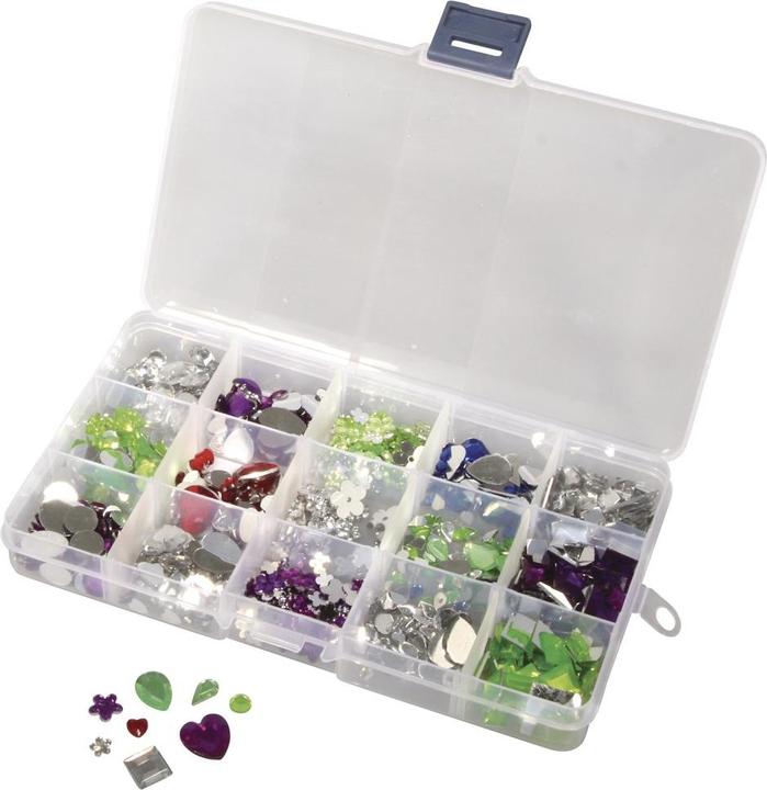 Rayher Set di strass acrilico, 1000 pezzi