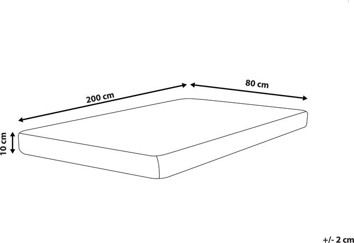 Produktbild Beliani Piccolo (Schaumstoffkern, 80 x 200 cm)