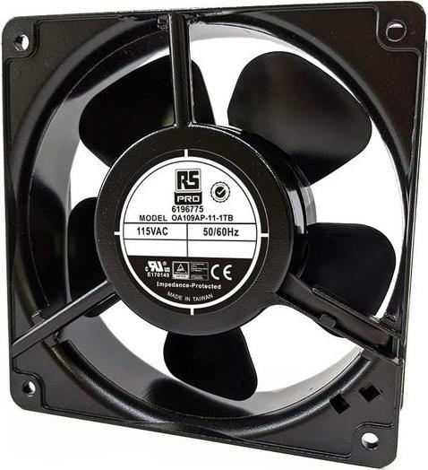 Produktbild RS PRO Lüfter 120x120x38mm 115VAC 15W 186,9m³/h (120 mm)