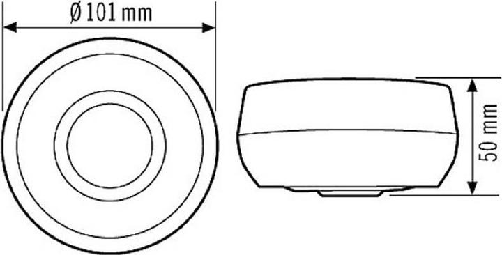 Actual product image Esylux ETSE presence detector (4 m)