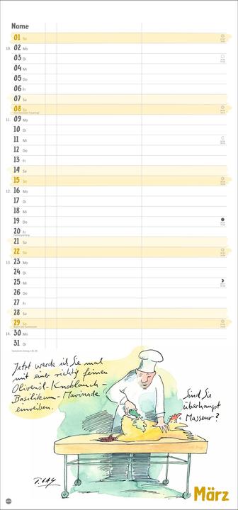 Produktbild Peter Gaymann: Genuss pur Planer für zwei 2026 (21 x 45 cm)