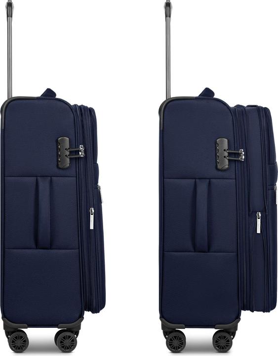 Produktbild Bugatti Valencia Soft 4 Rollen Trolley M 64.5 cm mit Dehnfalte (57 l)