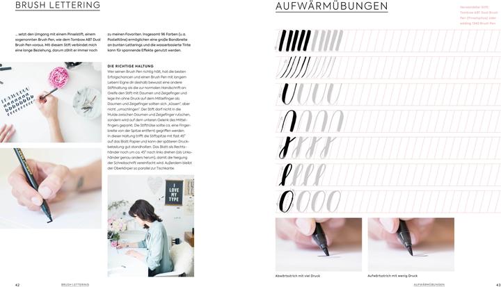 Image du produit Handlettering Alphabete Das Übungsheft mit Stift (Allemand, Tanja Cappell, 2018)