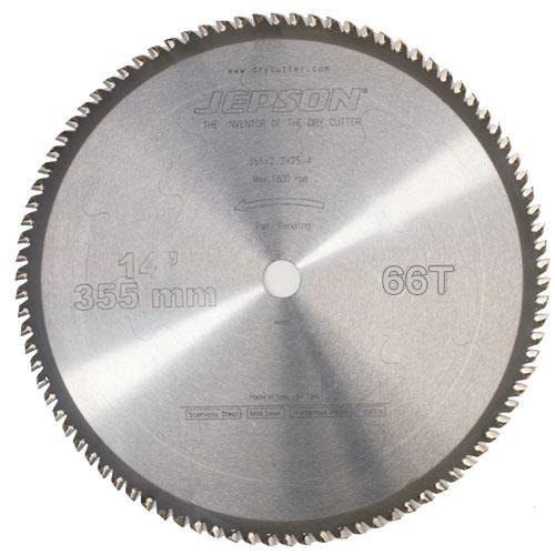 Jepson, Sägeblatt, 600595 HM-Sägeblatt 355 mm 66 Zähne unlegierten Stahl