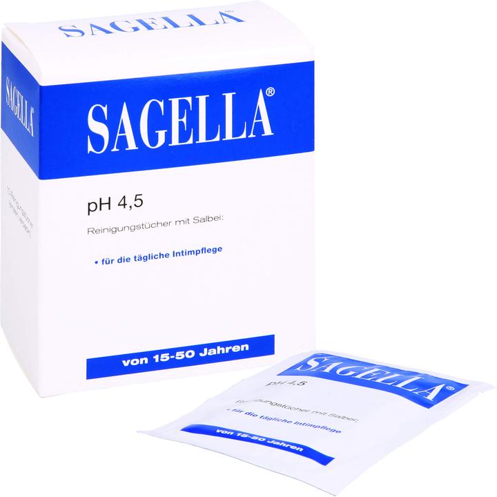 Produktbild Sagella Reinigungstücher, 10 St TUE (Intimtücher)