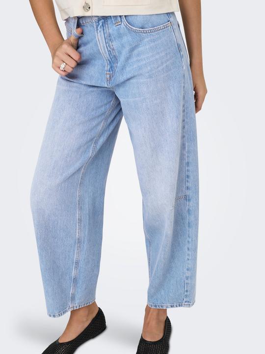 Produktbild Only ONLFRANKIE Hohe Taille Barrel Fit Jeans Locker geschnitten (32)