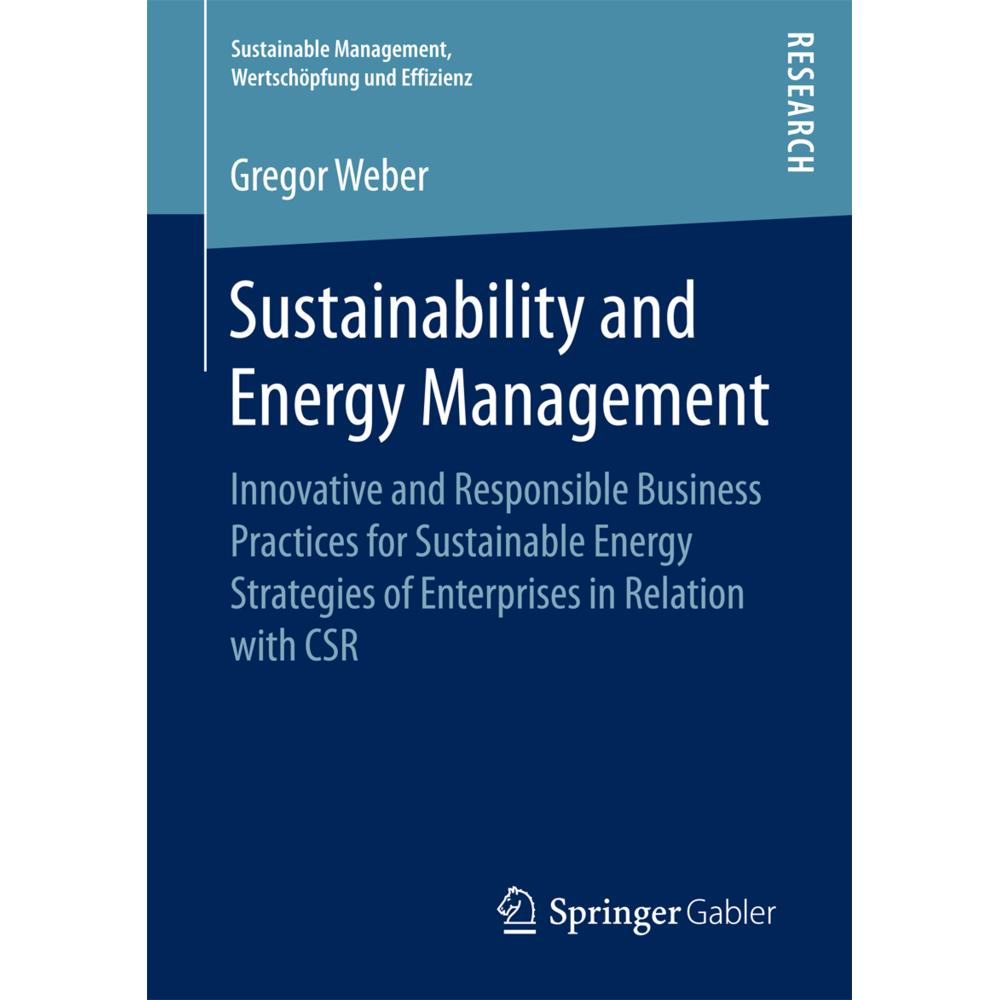 Sustainability and Energy Management, Fachbücher von Gregor Weber