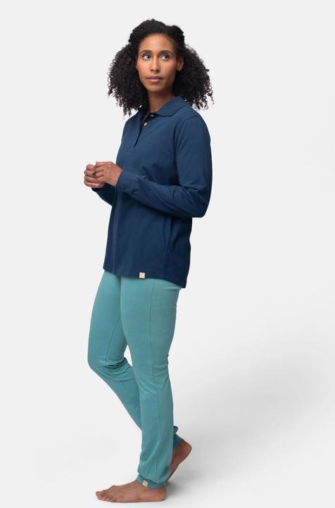 Immagine prodotto greenjama Camicia a maniche lunghe con collo a polo (42)