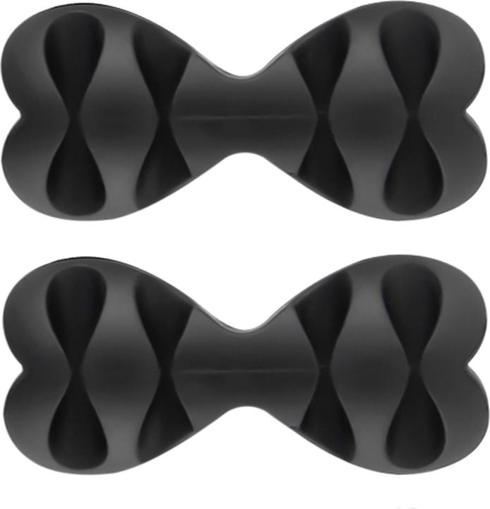 Productafbeelding PNI Multifunctionele kabelopberger Tidy Clip 02, flexibel siliconen, zelfklevend, voor 8 kabels 4x