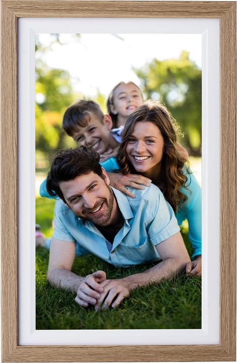 Actual product image Rollei Digitaler Bilderrahmen Smart Frame WiFi 152 Holzoptik Eiche (15.60", 1920 x 1080 pixels)