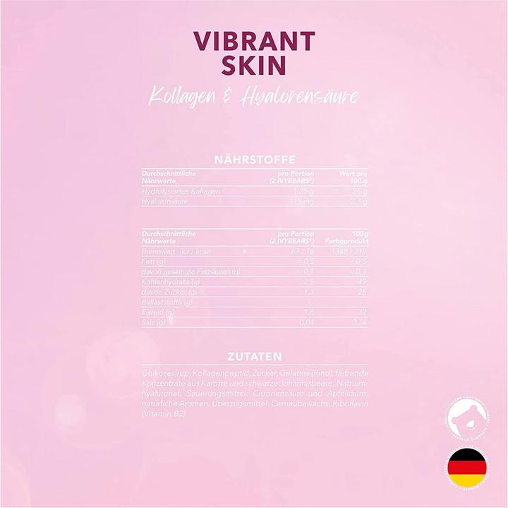 Produktbild IVYBears Beauty-Bären Vibrant Skin 150 g (1 Stück, Gummies, 280 g)